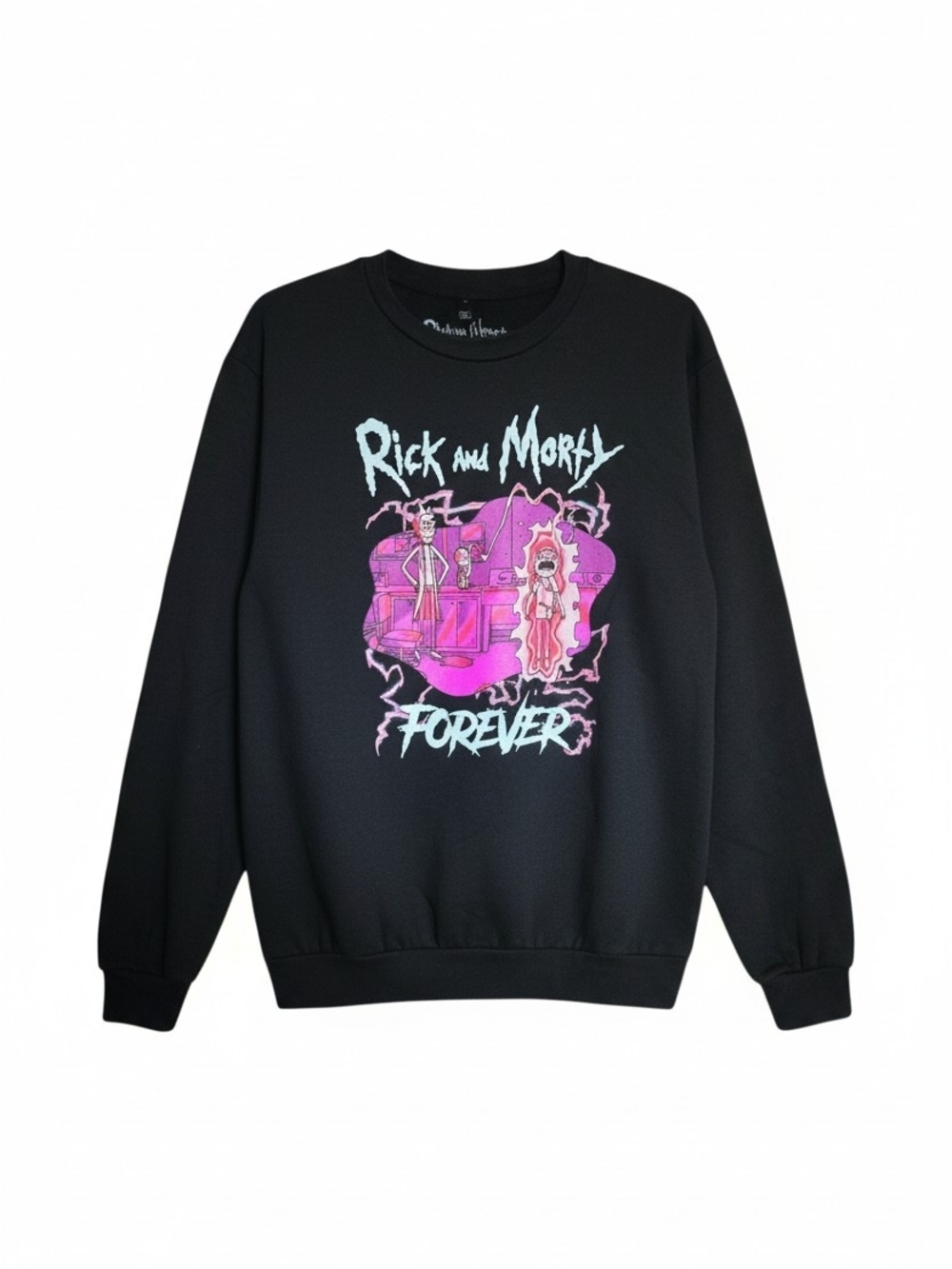 Rick and Morty Forever Graphic Tee XL Black Adult Swim Official Merch